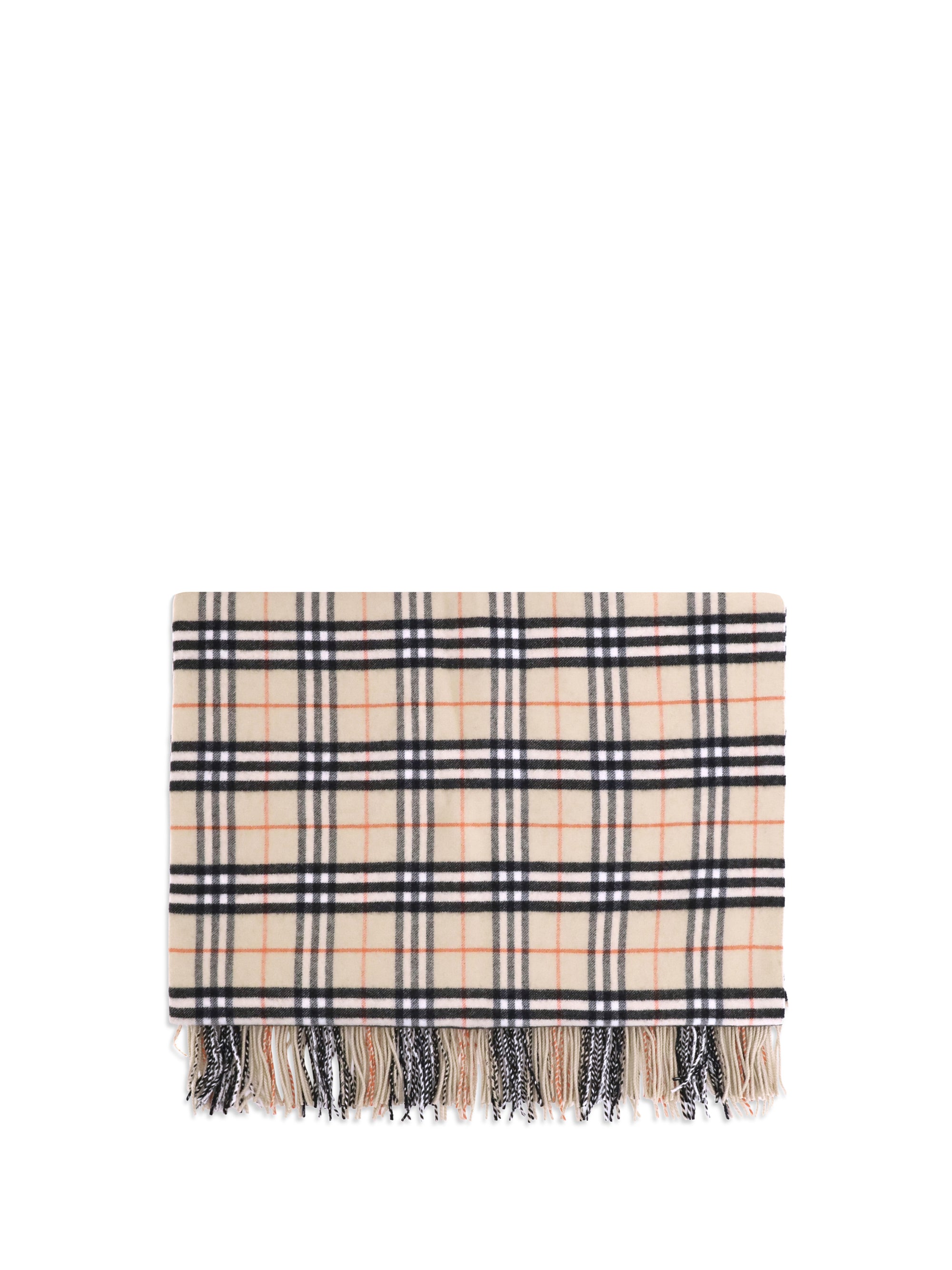 BURBERRY OS check wool blanket