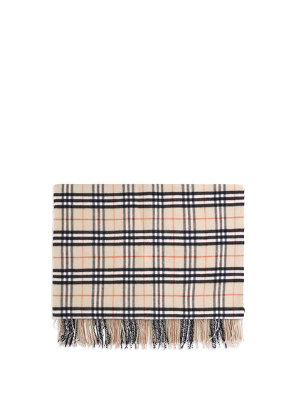 BURBERRY OS check wool blanket