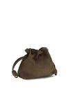 medium flamenco clutch in garnet nubuck