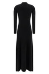 extra long cashmere and silk dress