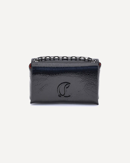Christian Louboutin Patent Leather Shoulder Bag Black