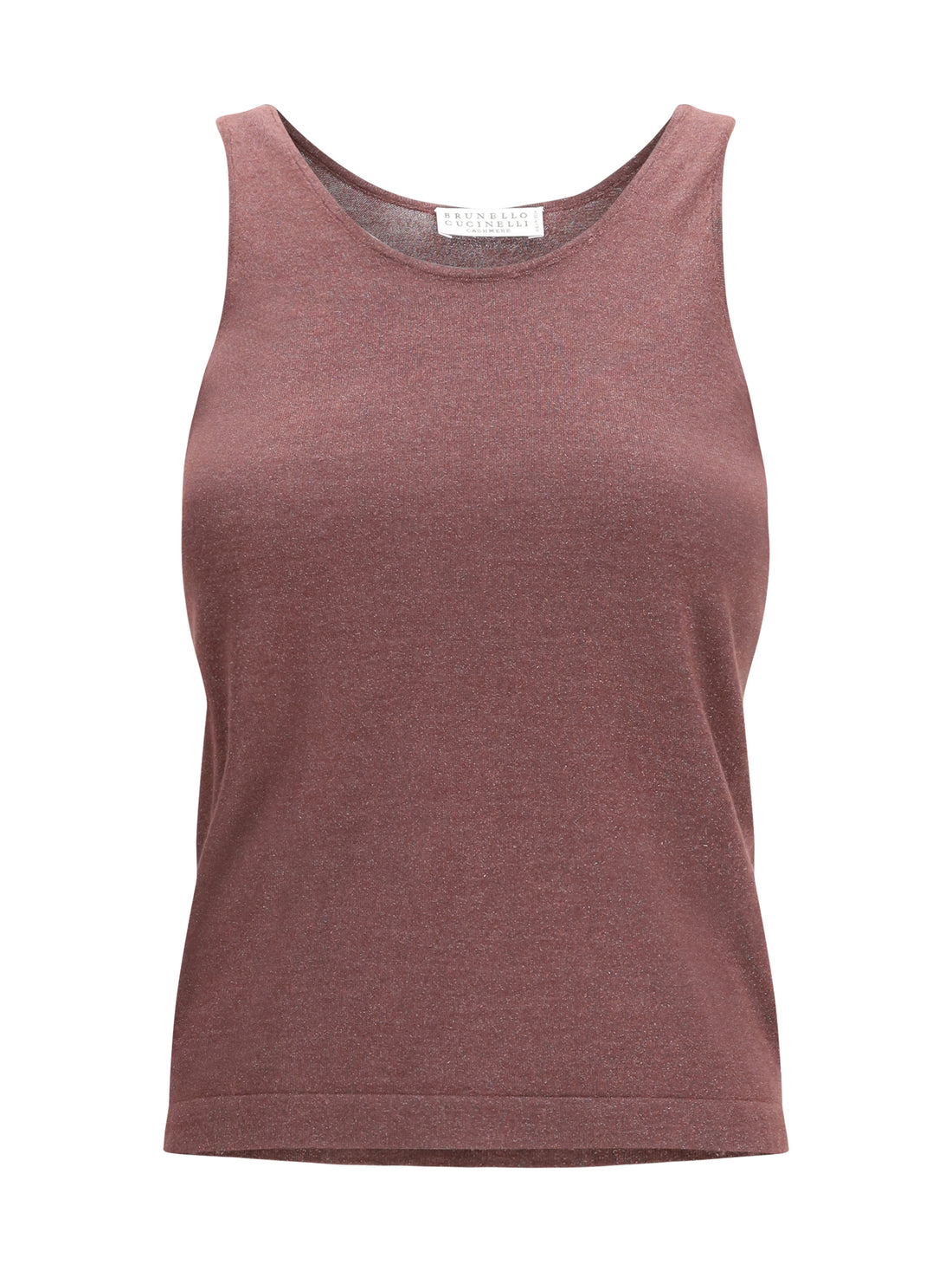 BRUNELLO CUCINELLI M sparkling knit tank top