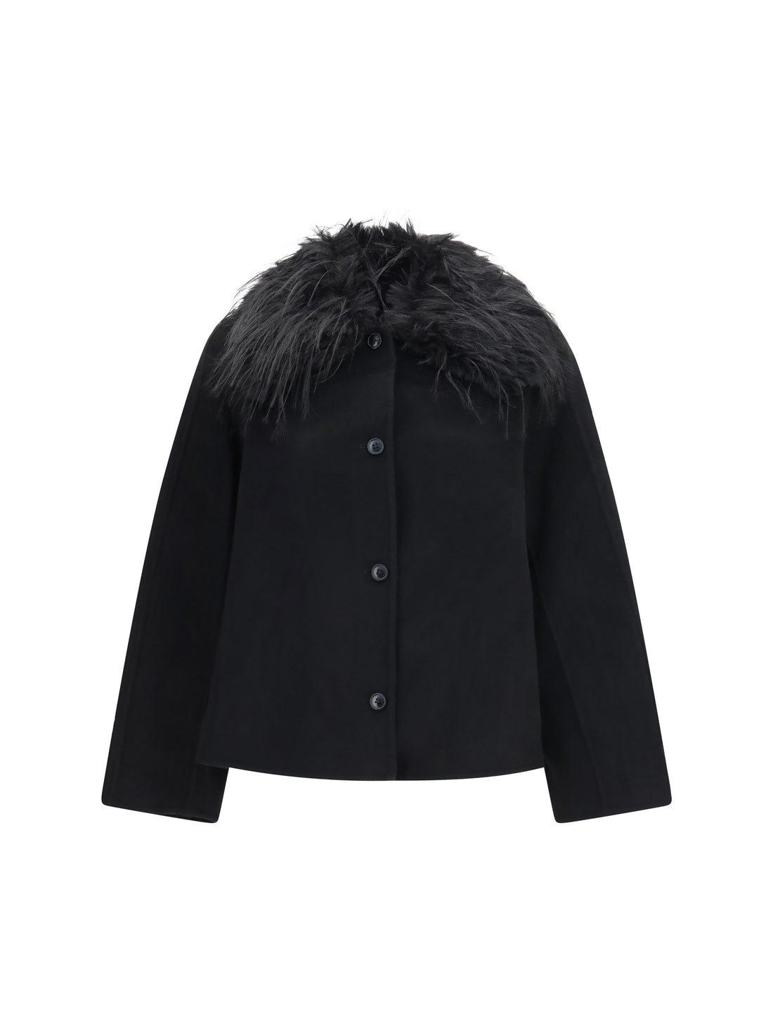 LOULOU DE SAISON 38 rafe jacket with faux-fur collar