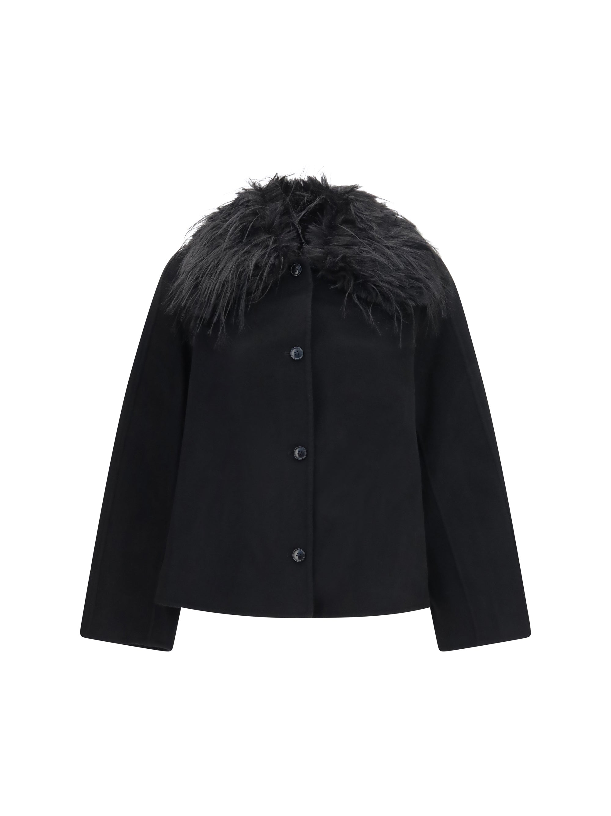 rafe jacket with faux-fur collar