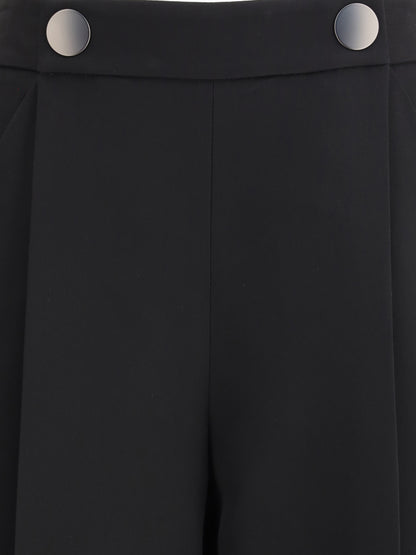 GIORGIO ARMANI 40 silk crepe cady one-dart pants