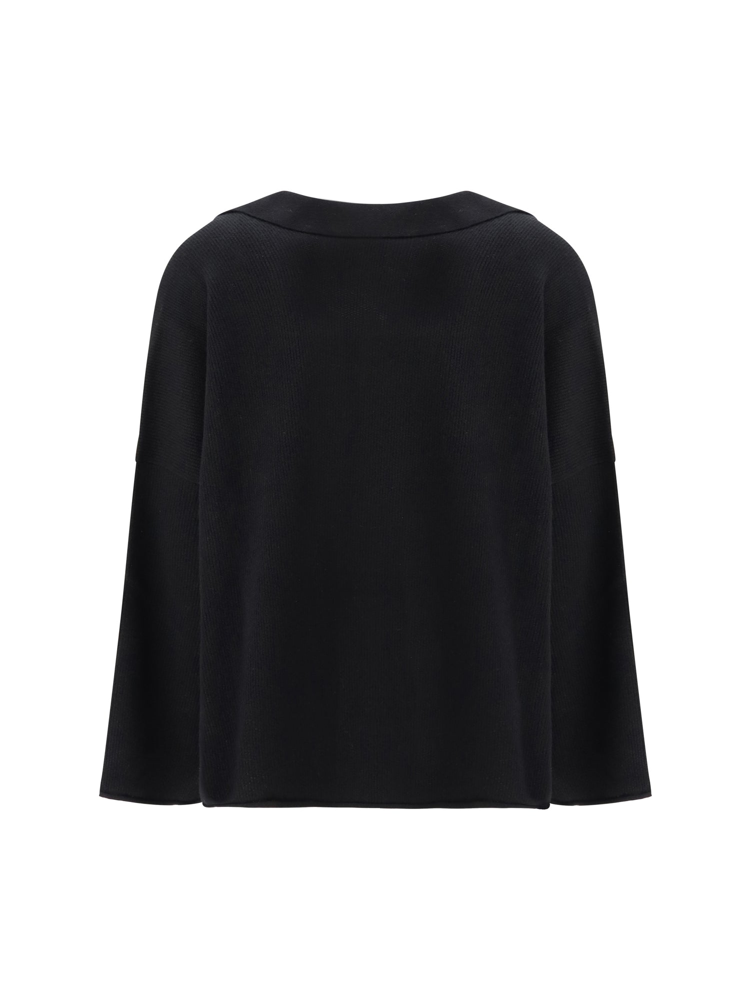 ALAIA S sweater with polo collar