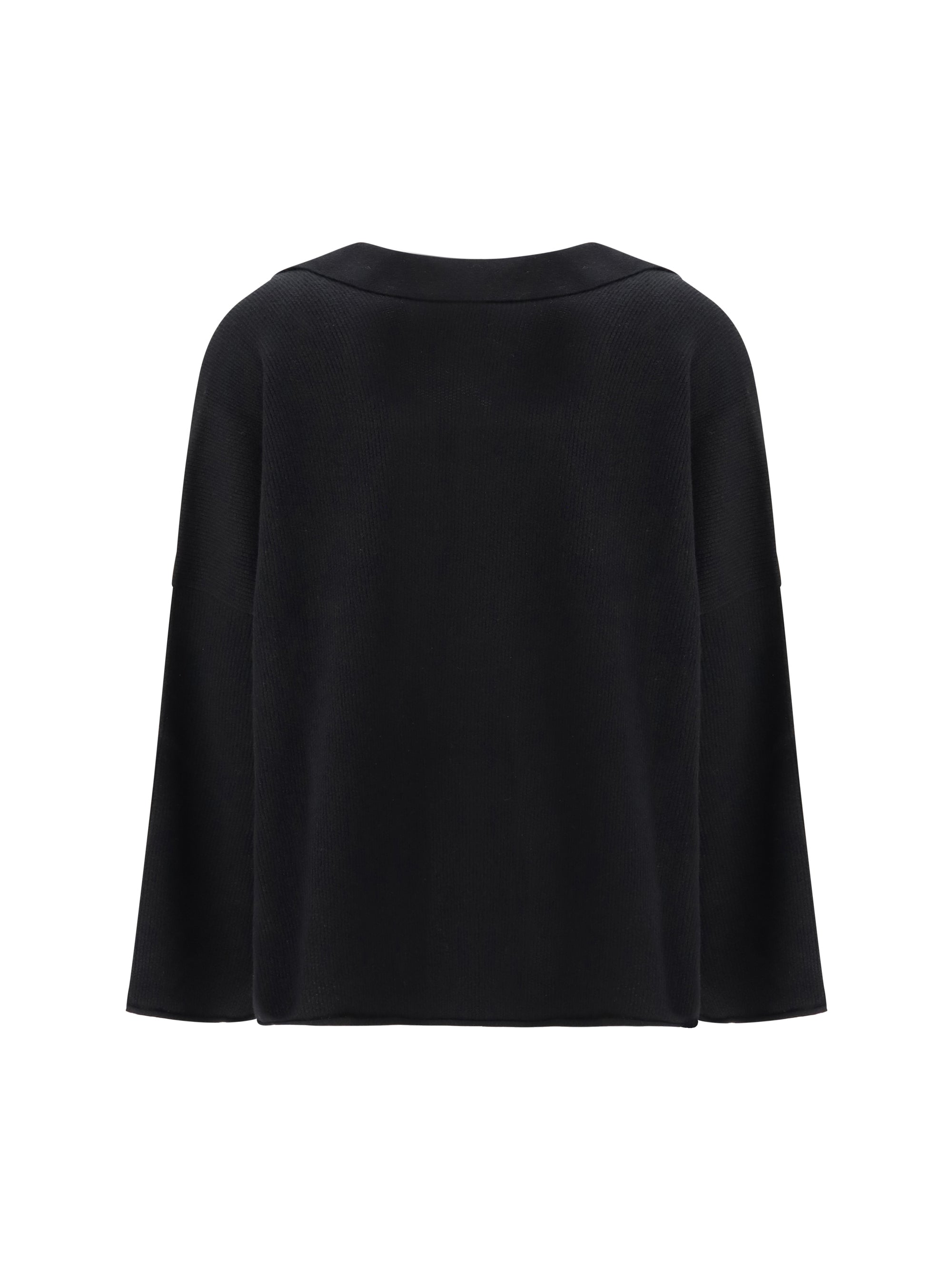 ALAIA S sweater with polo collar
