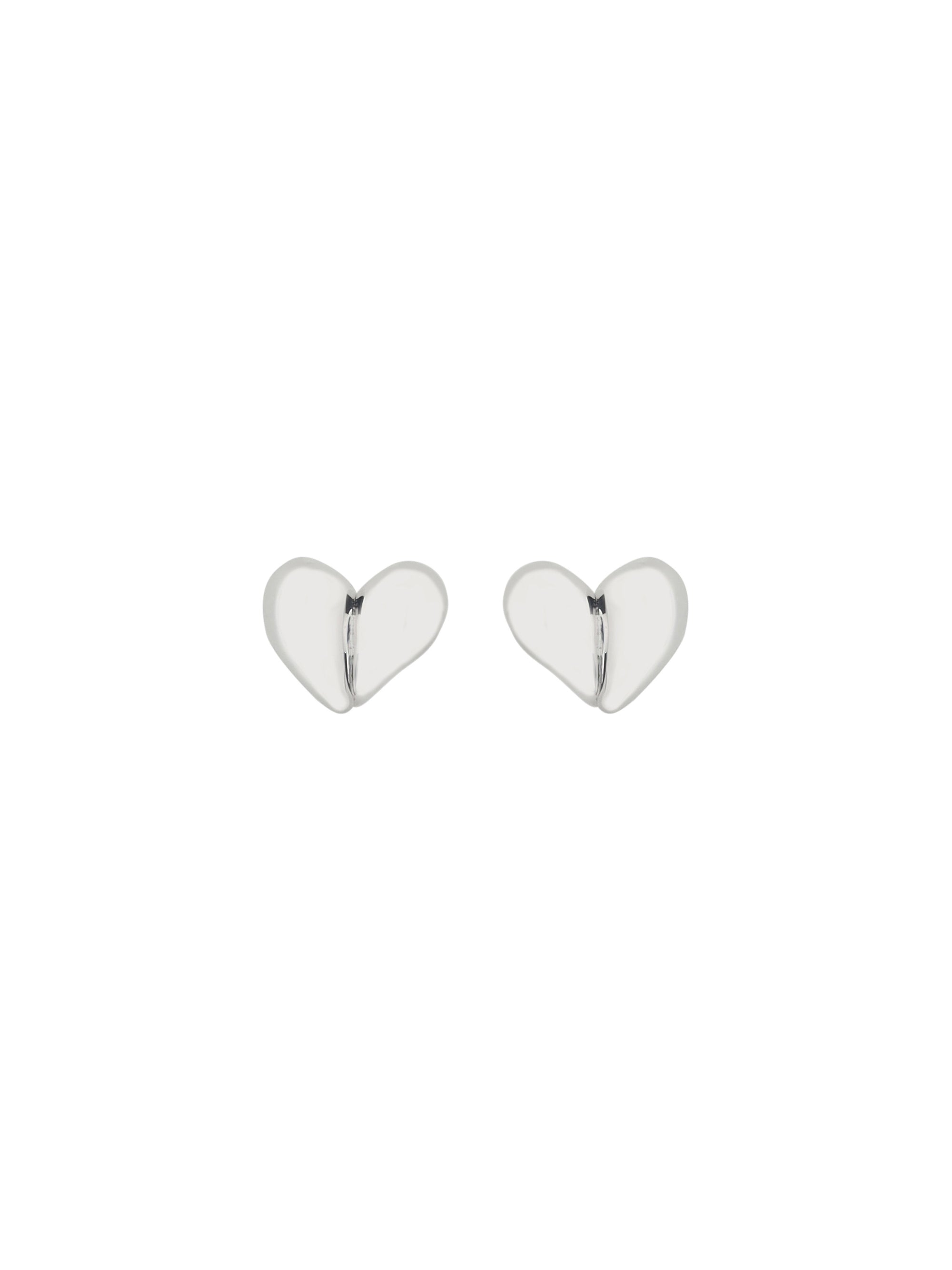 BOTTEGA VENETA OS heart-shaped earrings 
