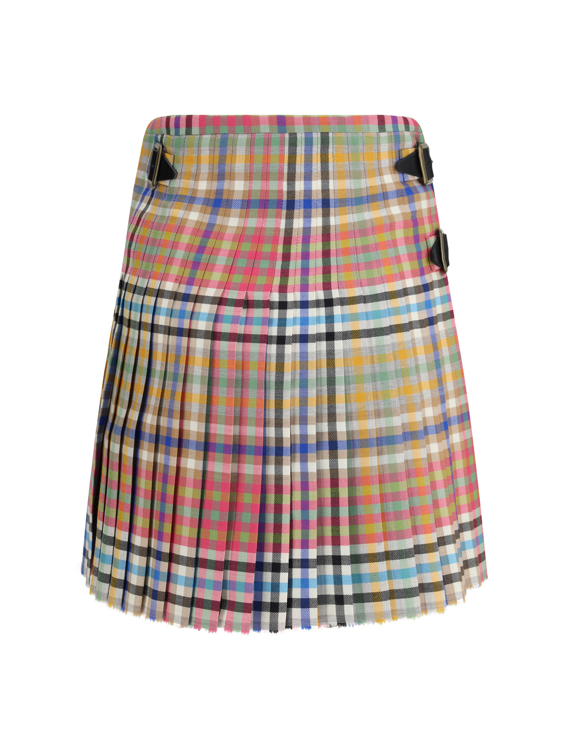 VIVIENNE WESTWOOD 38 heather check mini kilt 