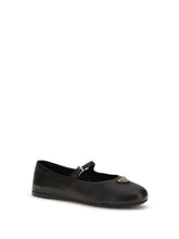 PRADA 37.5 nappa leather ballerinas