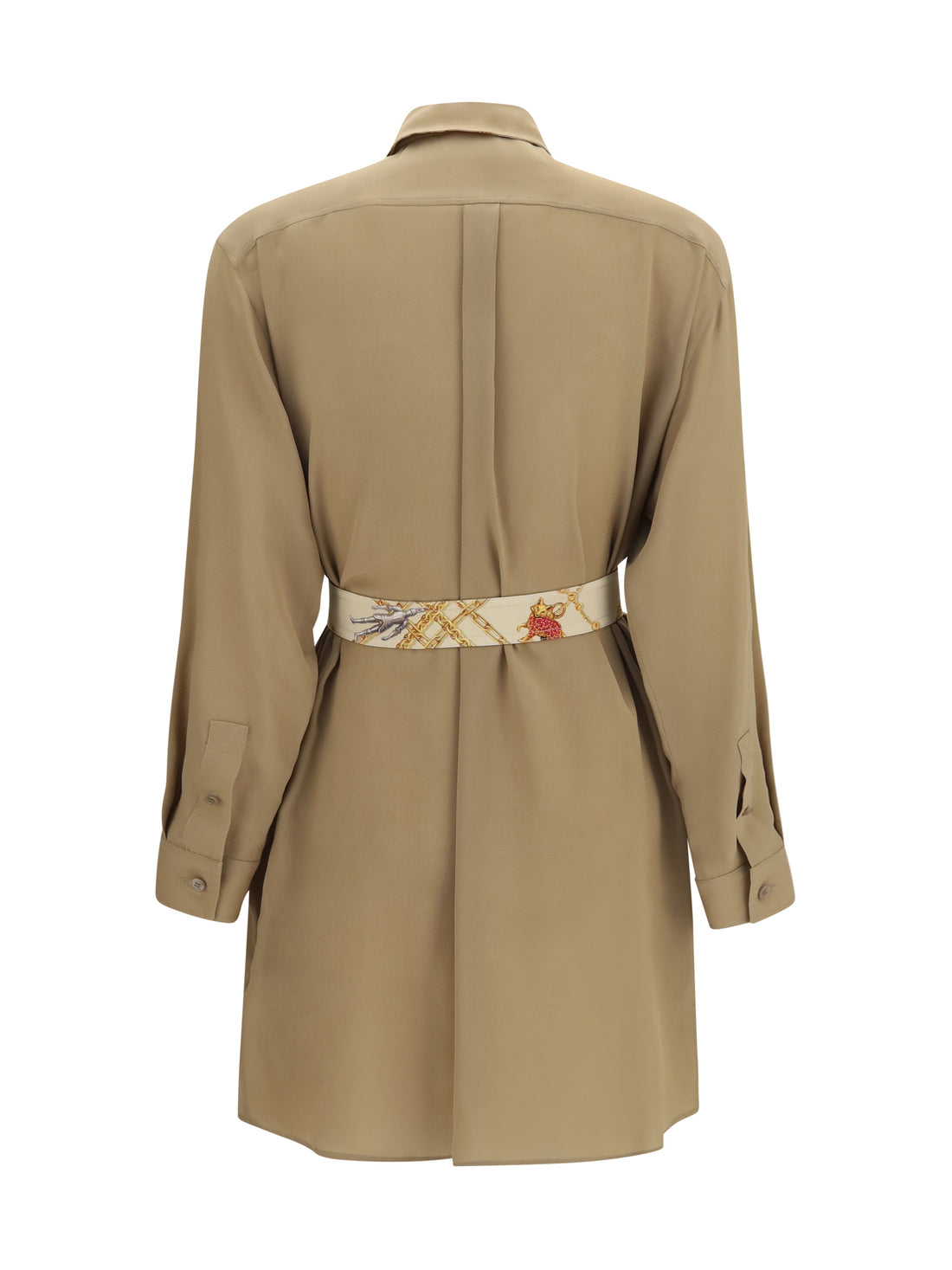 BURBERRY 6 silk crêpe de chine shirt dress