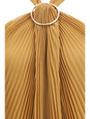 plissé chiffon top