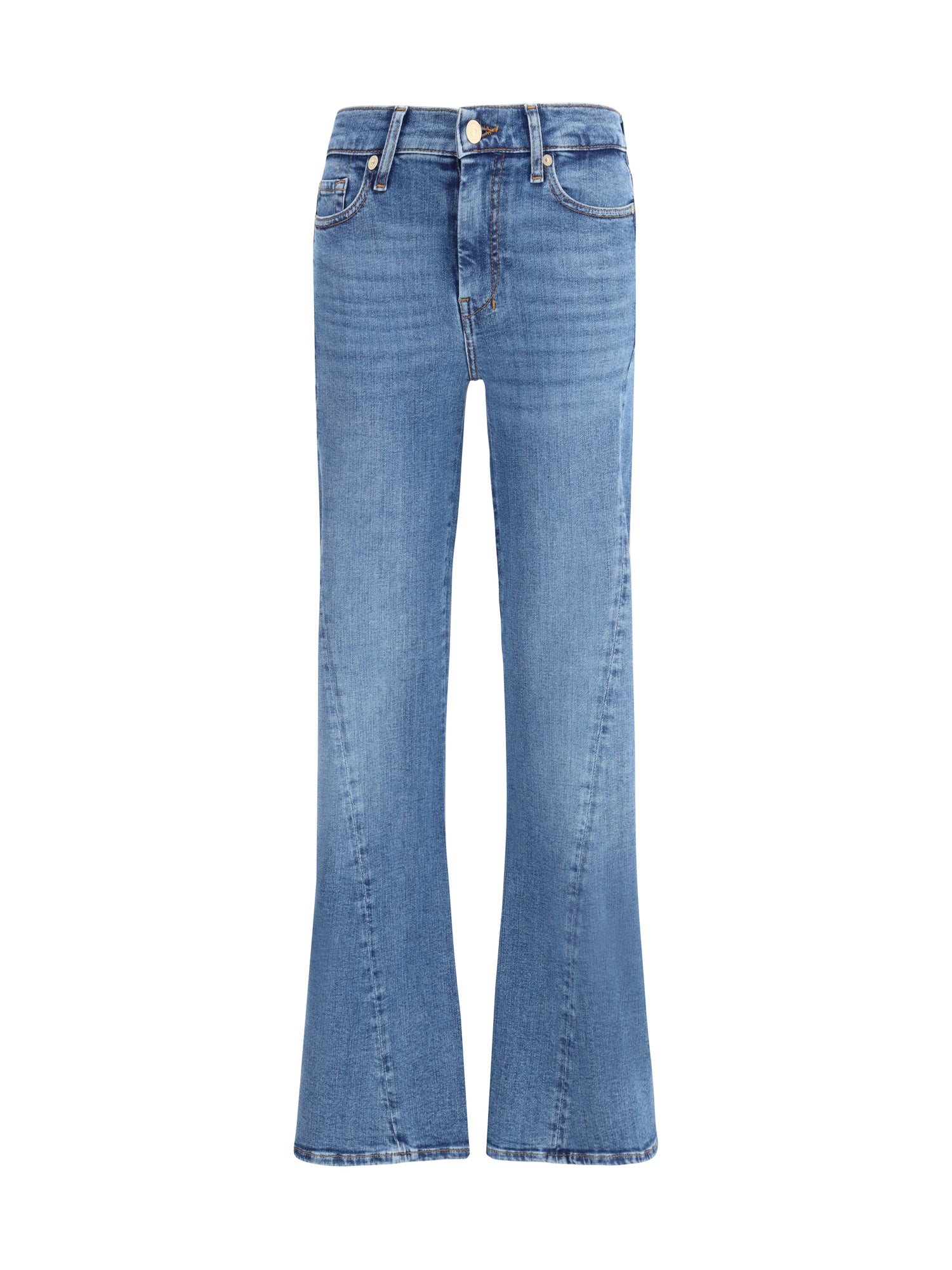 7FOR 24 dojo tailorless flare jeans