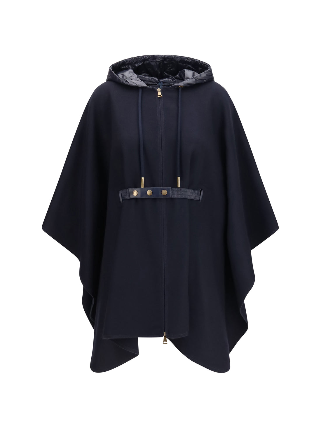 MONCLER OS padded wool blend cape