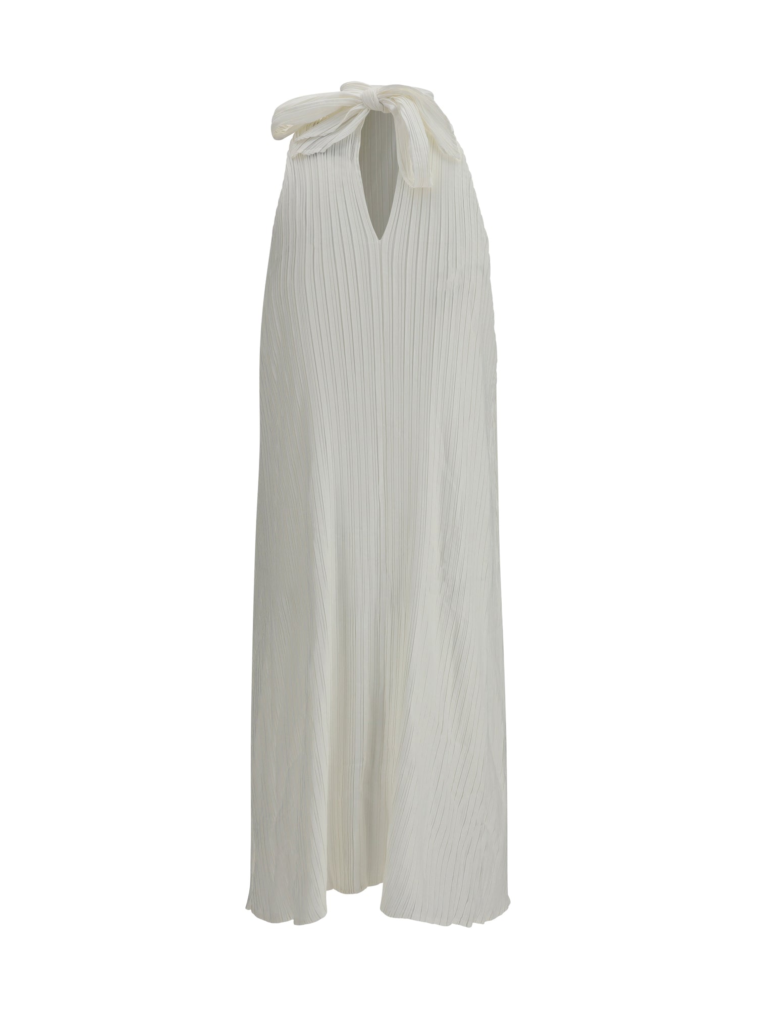 GONGDID DESIGN OS wavy halter dress 