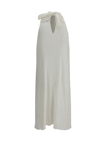 GONGDID DESIGN OS wavy halter dress 