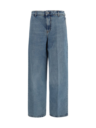 balloon jeans in denim