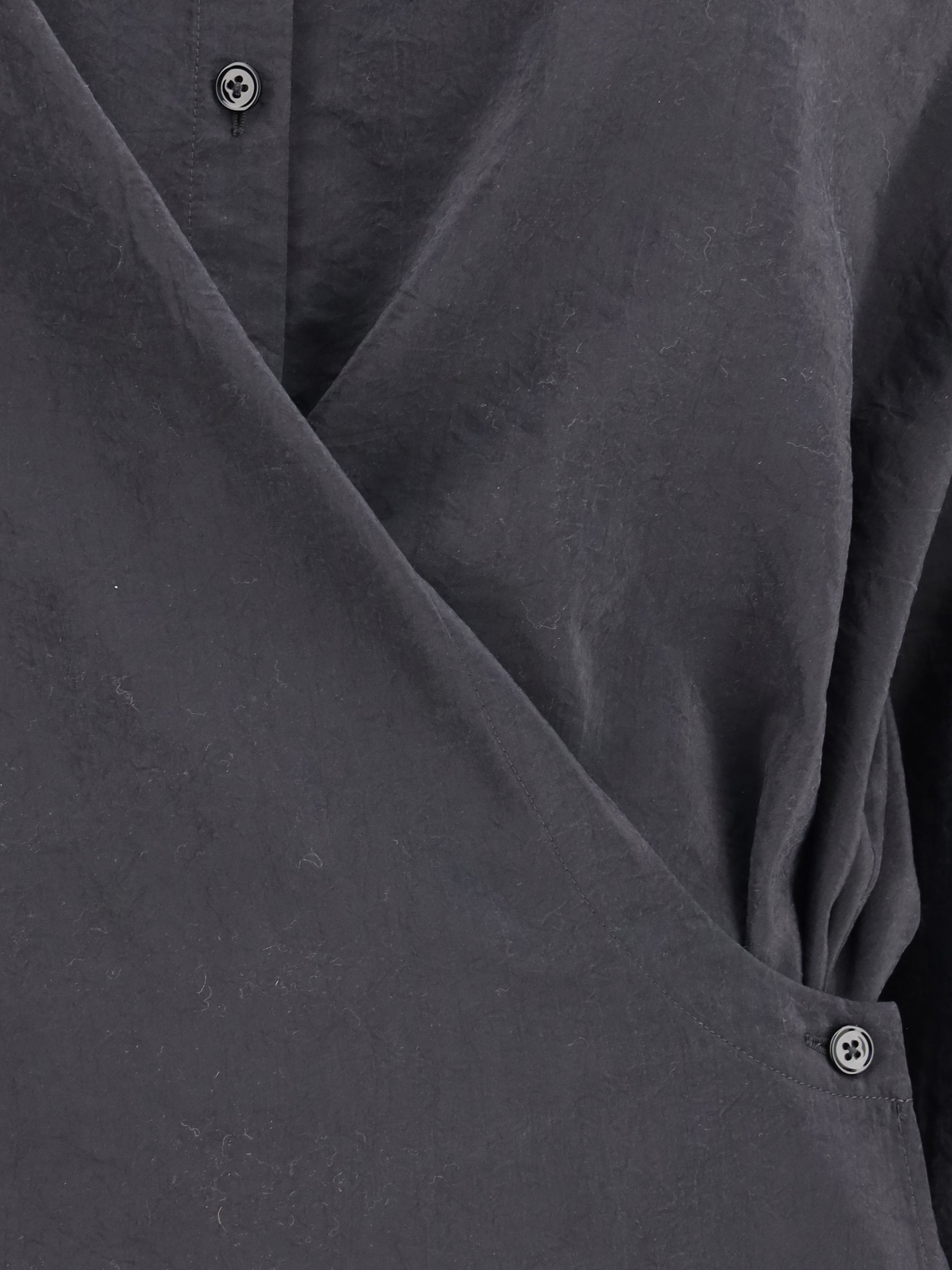 draped shirt
