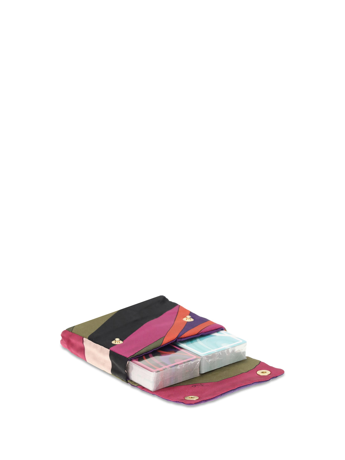 PUCCI OS marble print playing cards