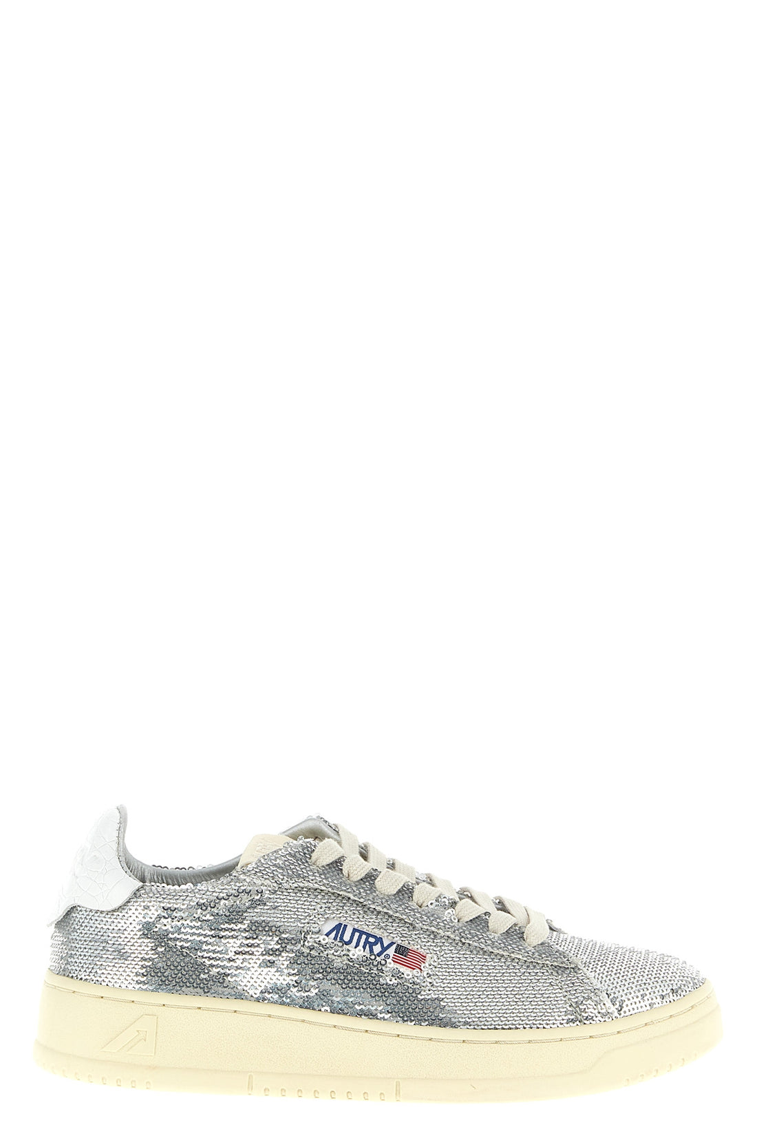 AUTRY 36 dallas capsule bloom sneakers in sequin-covered fabric