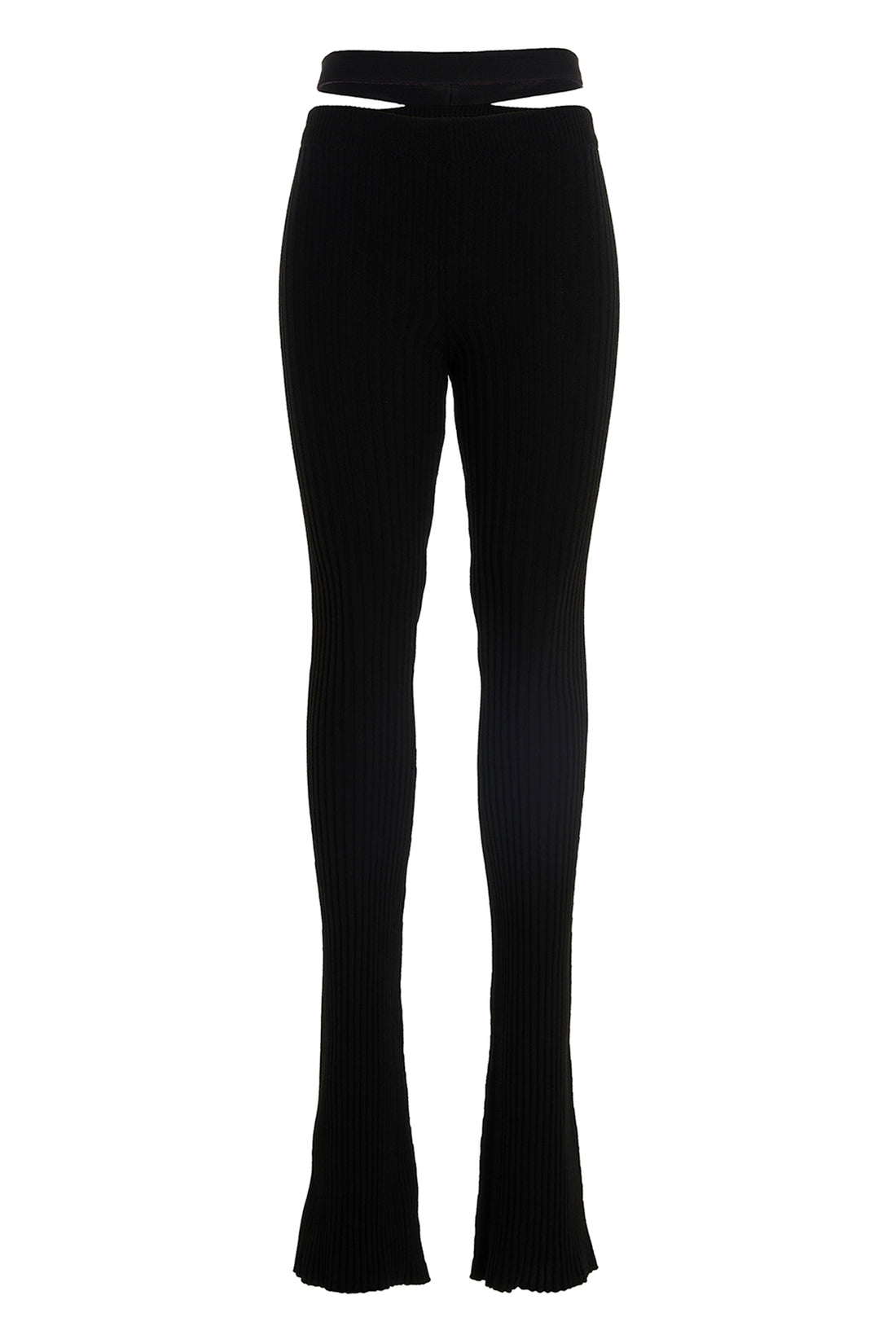 ANDREĀDAMO M flared ribbed knit pants