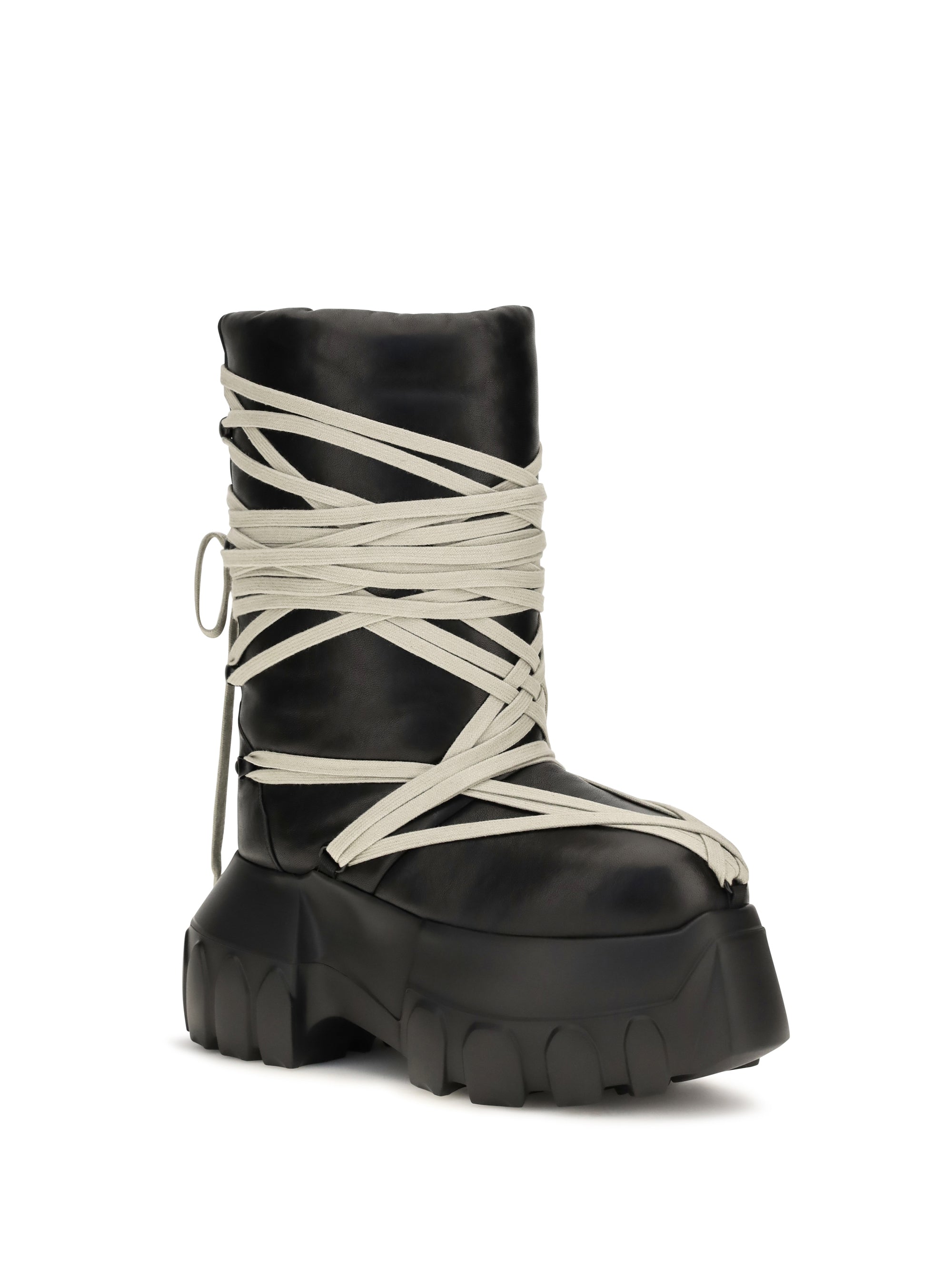 megalace lunar mega tractor knee-high boots
