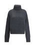 EXTREME CASHMERE OS n°434 crop xtra turtleneck sweater in cashmere
