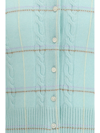 GUEST IN RESIDENCE M jane check cardigan
