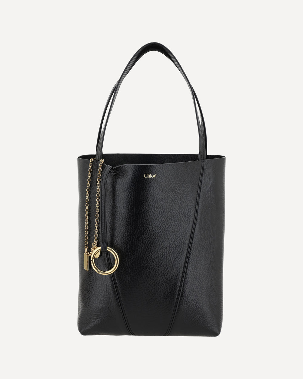 Chloé Spin Shoulder Bag Black
