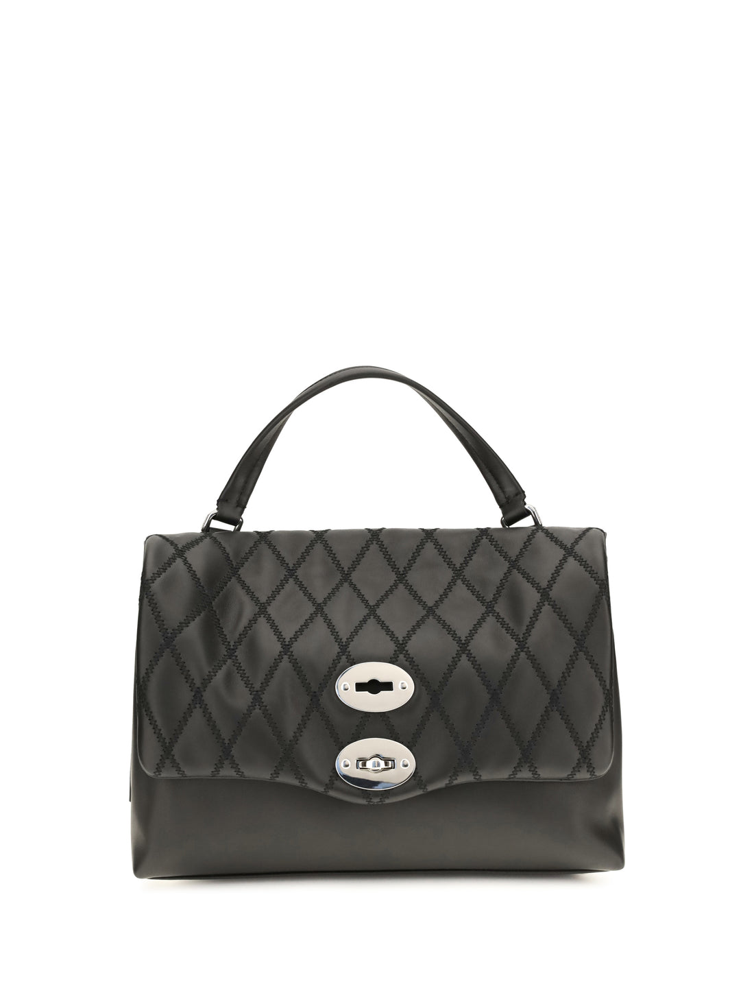 ZANELLATO OS postina tramè leather top handle bag