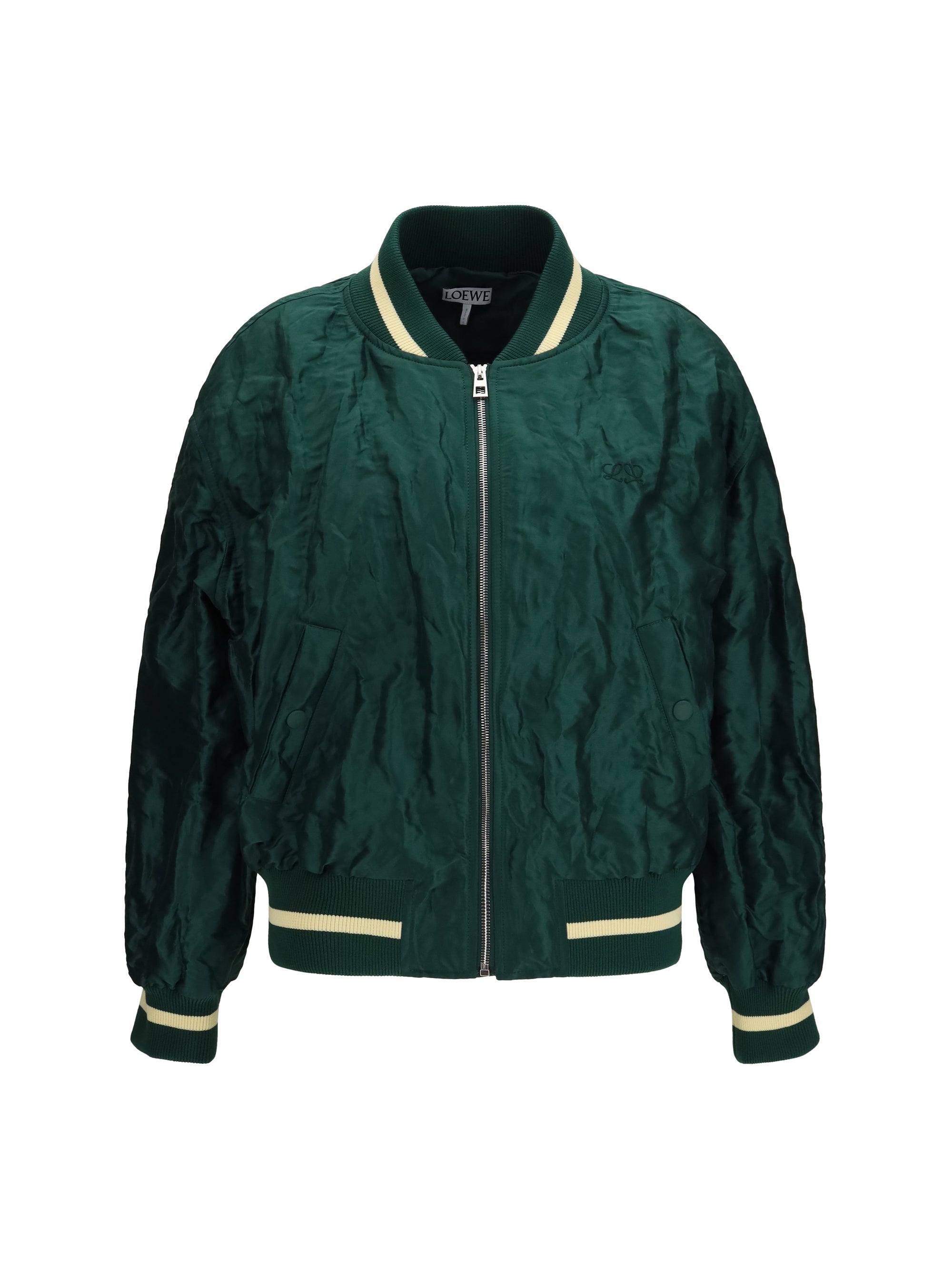 technical fabric bomber jacket