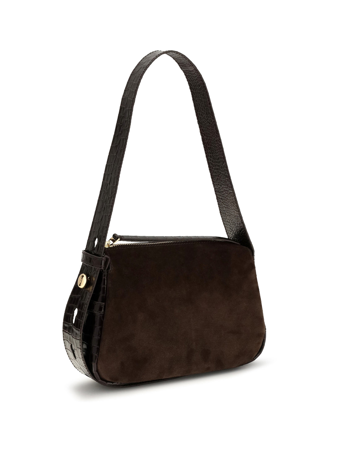 TORY BURCH OS romy suede small shoulder bag