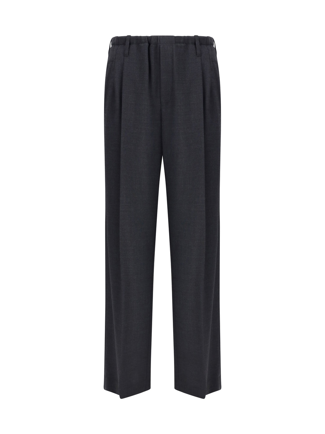 BRUNELLO CUCINELLI 40 sartorial track trousers in virgin wool crêpe fluid twill