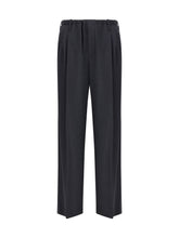 BRUNELLO CUCINELLI 40 sartorial track trousers in virgin wool crêpe fluid twill