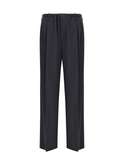 BRUNELLO CUCINELLI 40 sartorial track trousers in virgin wool crêpe fluid twill