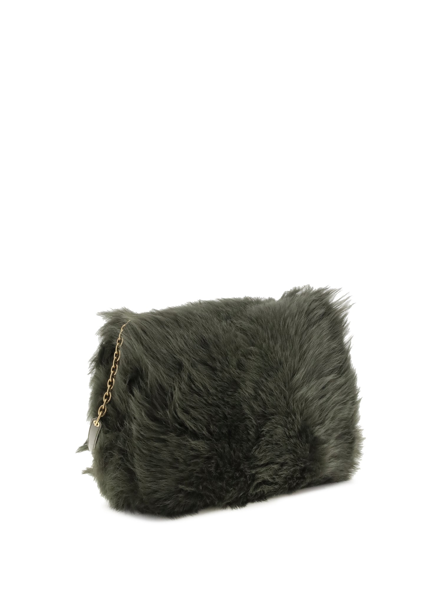 SAINT LAURENT OS jamie medium shearling shoulder bag