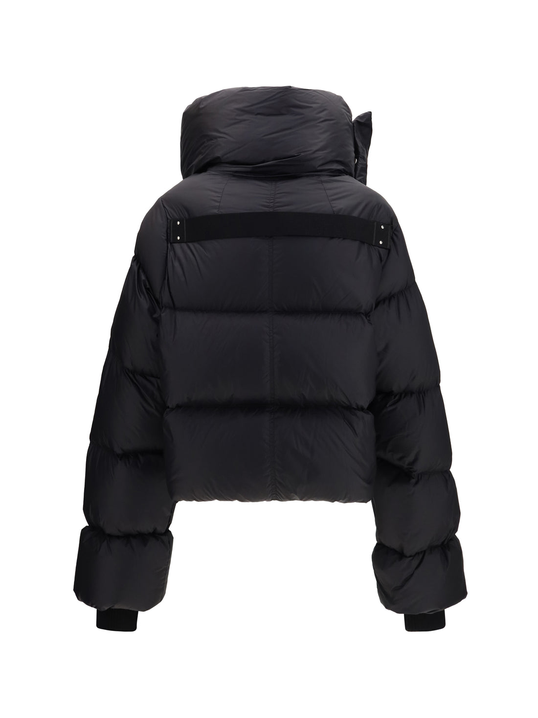 RICK OWENS 42 padded funnel neck jacket