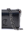patent leather shoulder bag