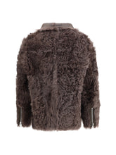 RICK OWENS 42 exploder shearling jacket 