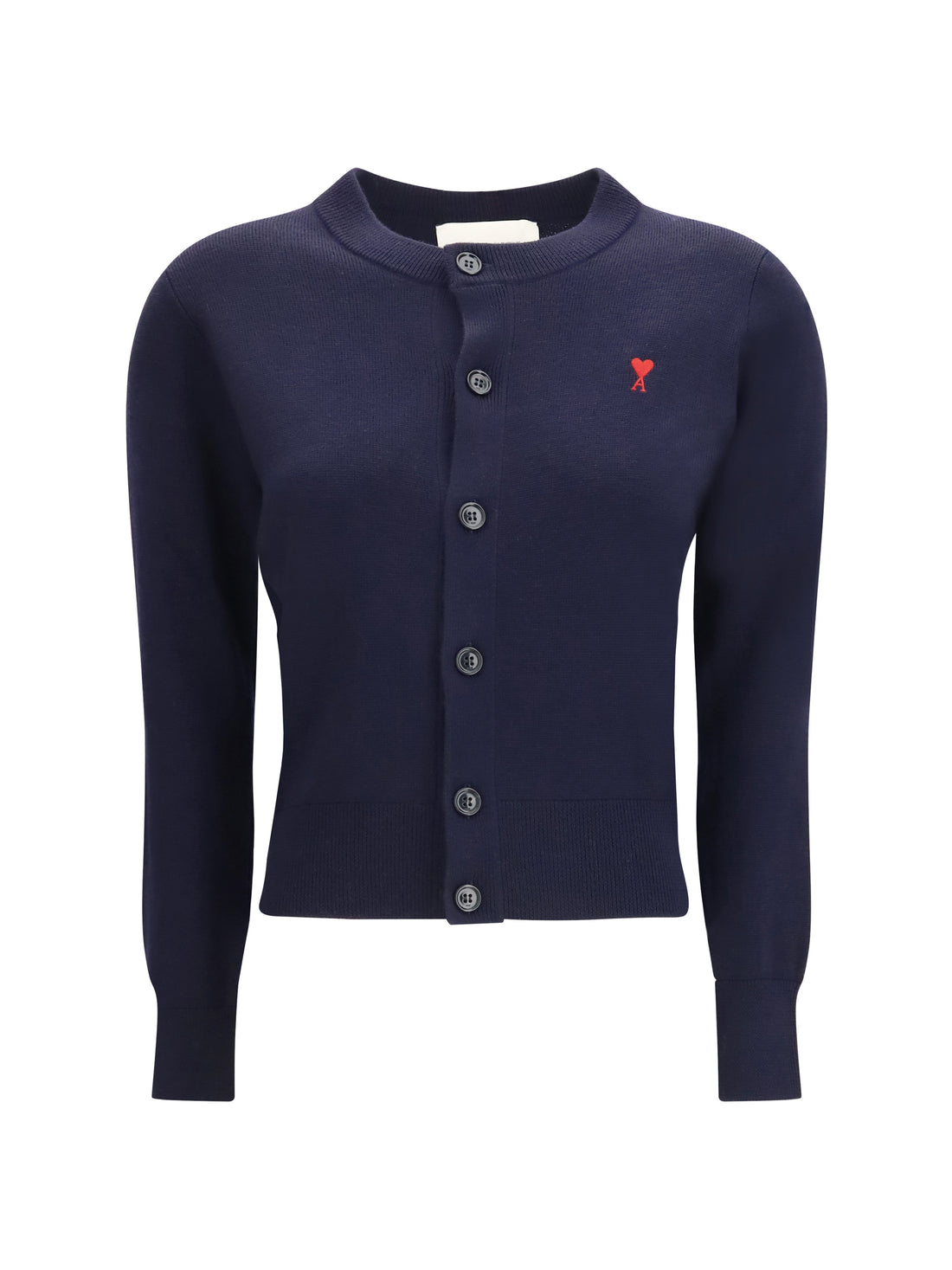 AMI PARIS L ami de coeur merino wool cardigan