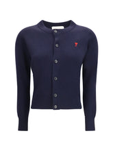 AMI PARIS L ami de coeur merino wool cardigan