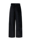 danielle wide-leg velvet pants