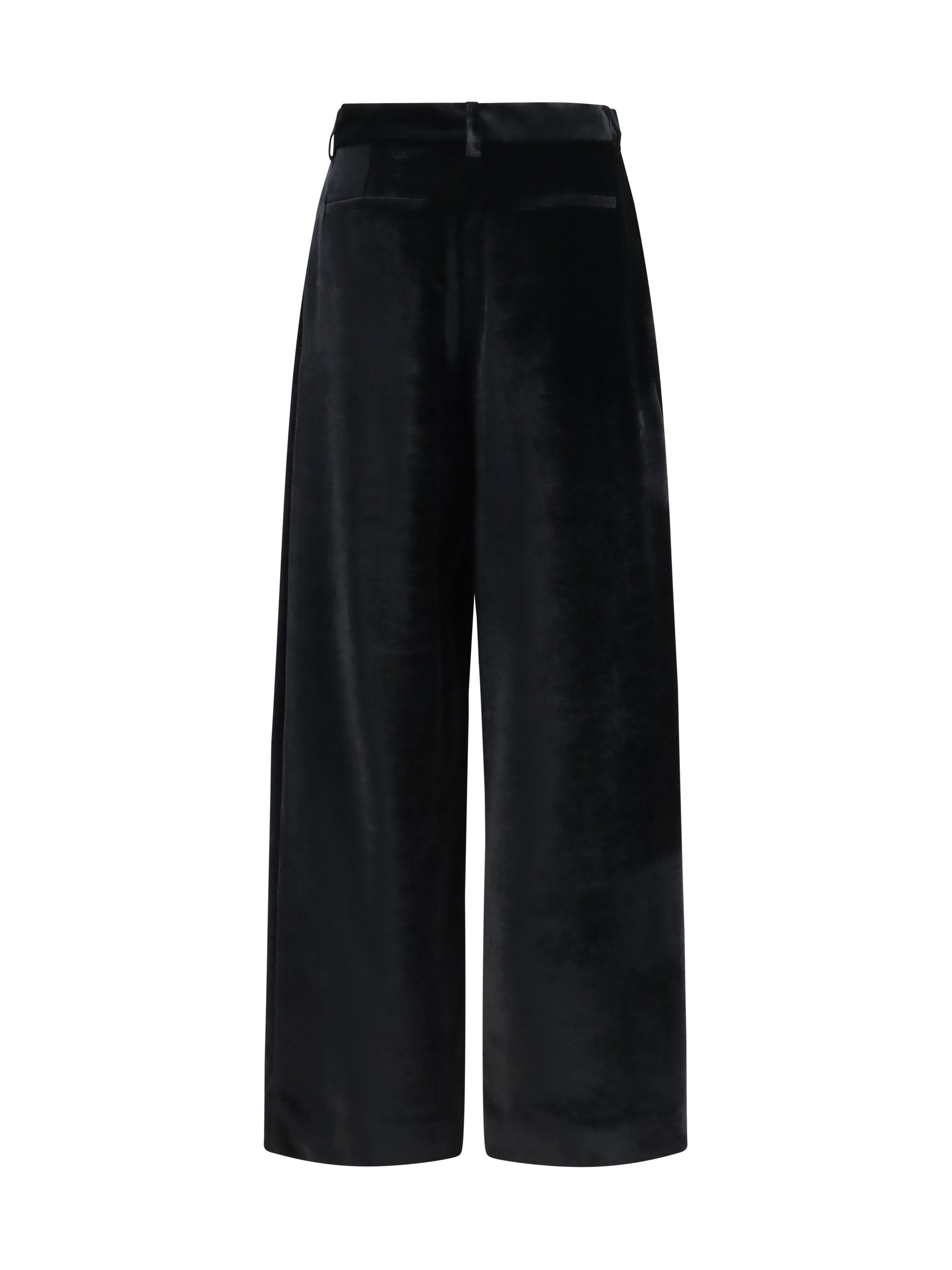 danielle wide-leg velvet pants
