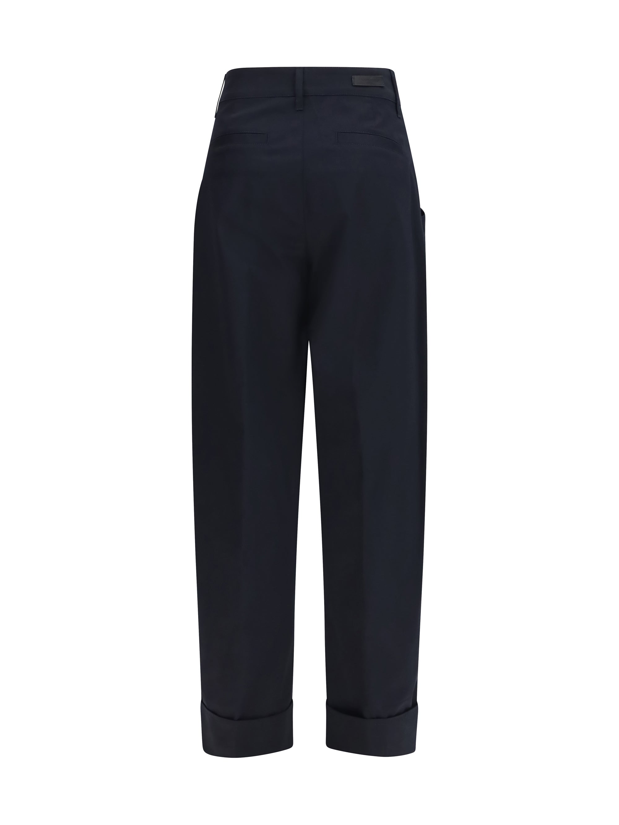 lindsay barrel wide pants gabardine