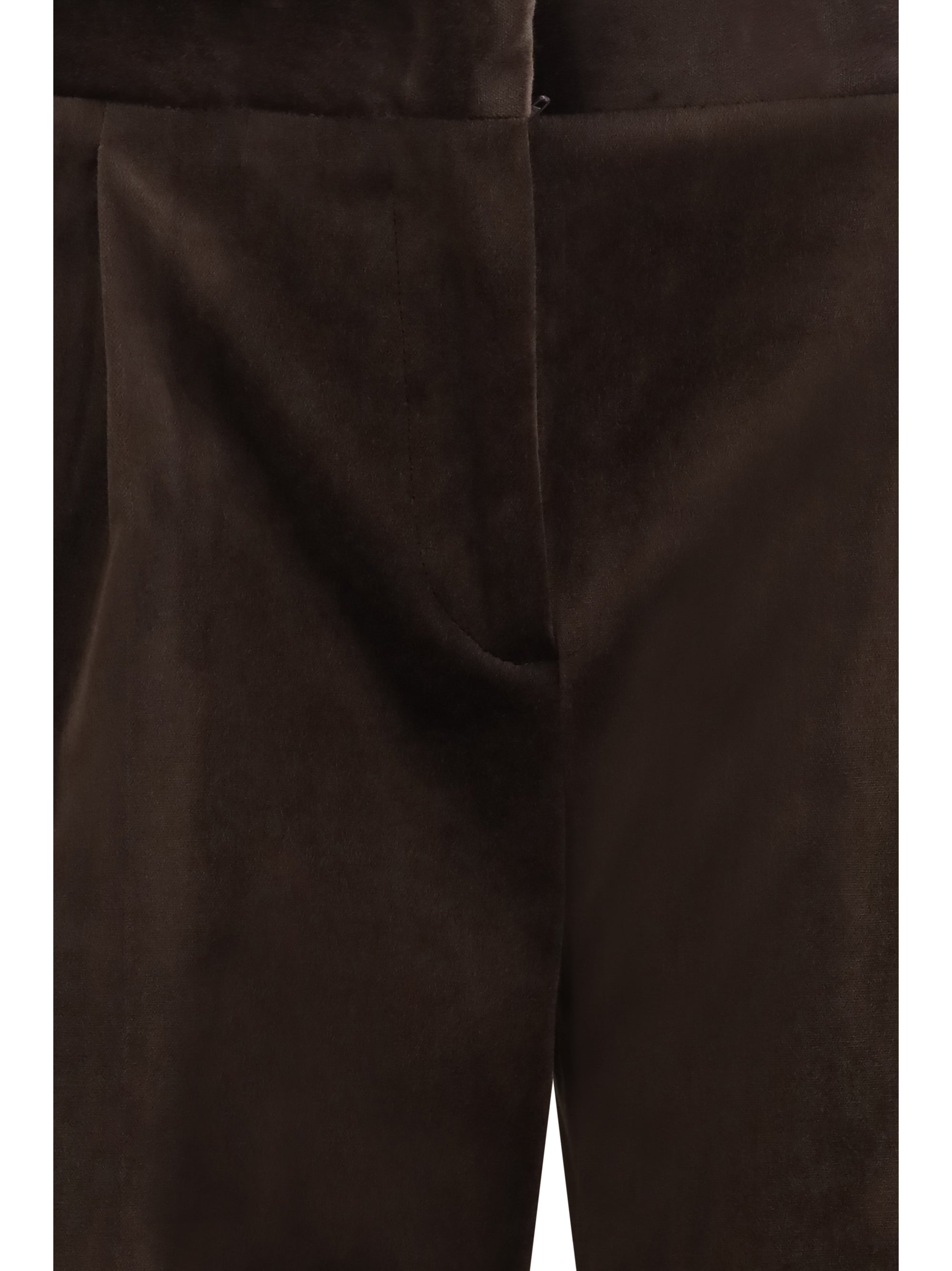 velvet tailored pants