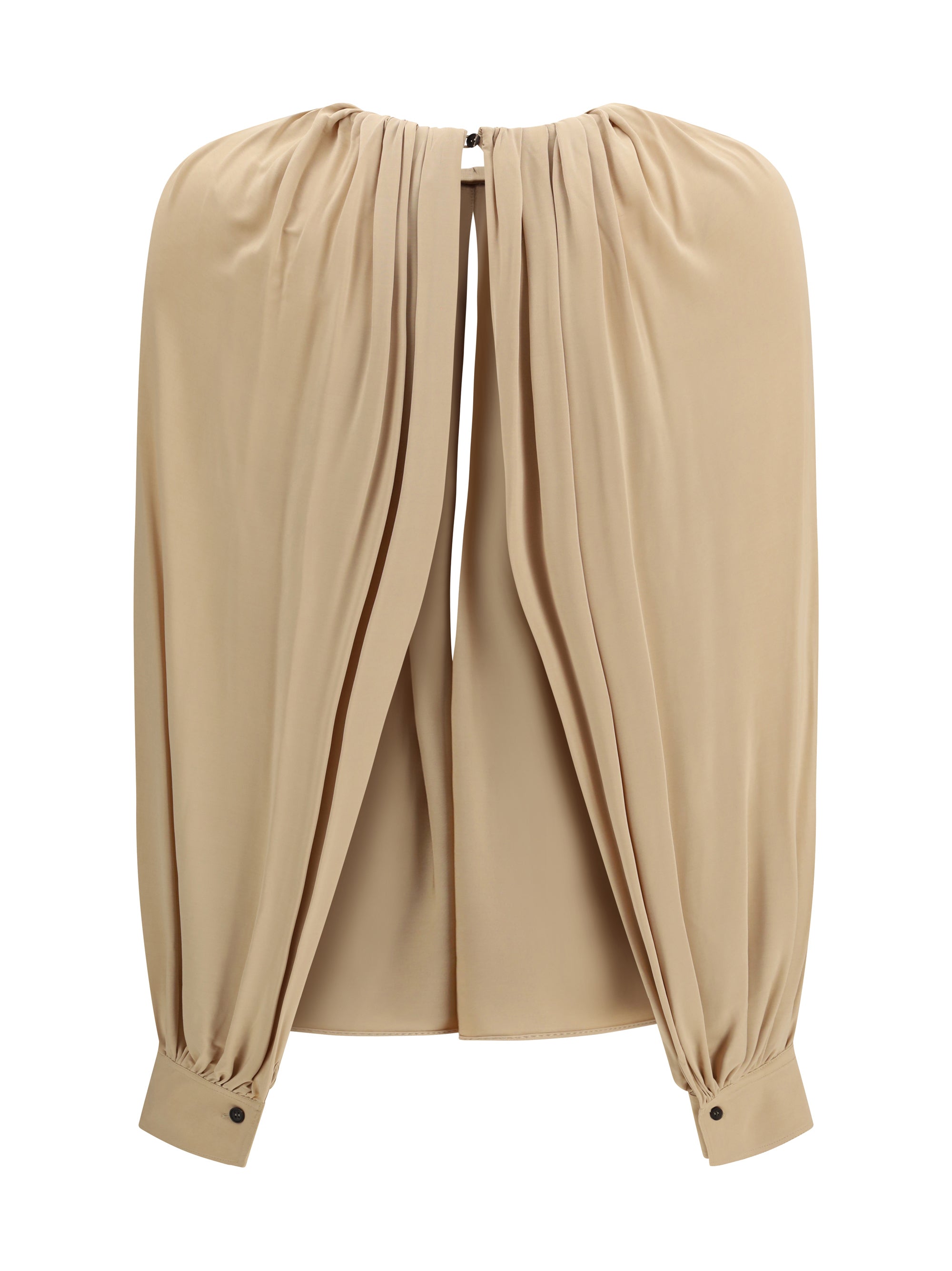 open-back blouse