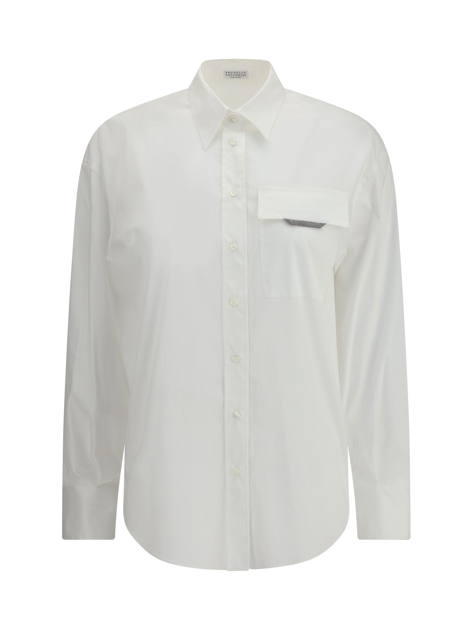 BRUNELLO CUCINELLI L cotton poplin shirt