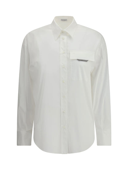 BRUNELLO CUCINELLI L cotton poplin shirt