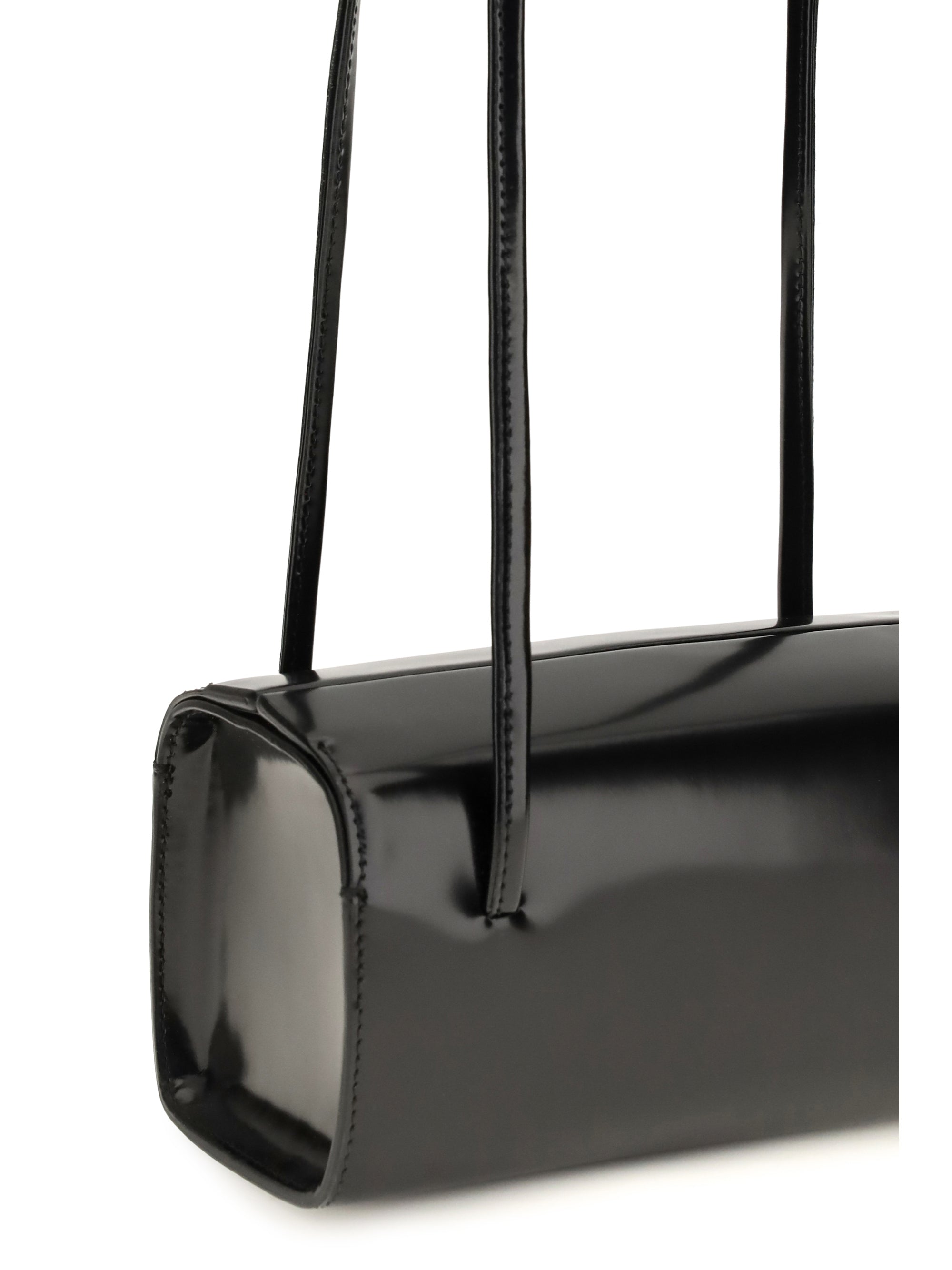 mie brushed leather shoulder bag