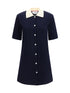 THOM BROWNE 42 short polo dress